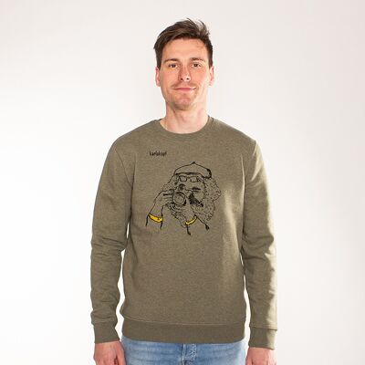 PHOTOGRAPHER | printed sweatshirt men - khaki