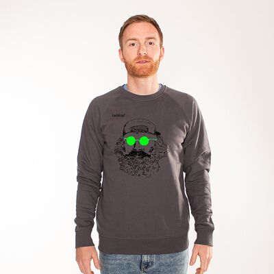 SKATER | printed sweatshirt men - anthracite