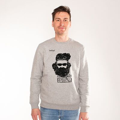FESTIVAL | printed sweatshirt men - Grau