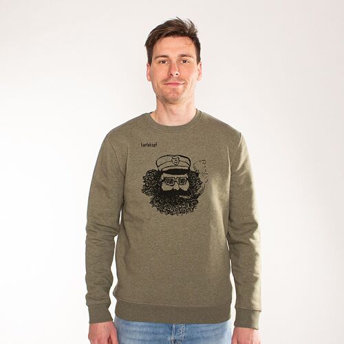 MATROSE | printed sweatshirt men - Kaki