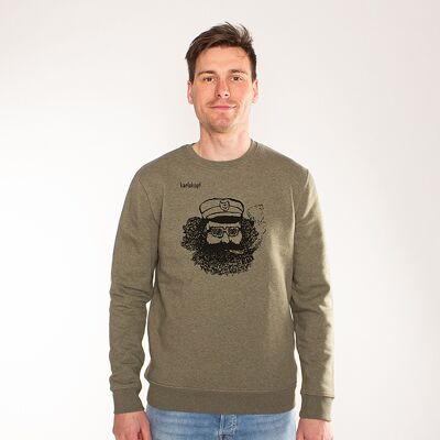 SAILOR | printed sweatshirt men - khaki