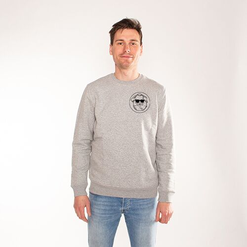LOGO CLASSIC | printed sweatshirt men - Grau