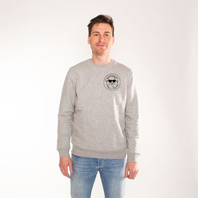 CLASSIC LOGO | printed sweatshirt men - grey