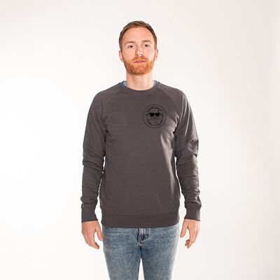 LOGO CLASSIC | printed sweatshirt men - Anthrazit