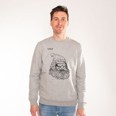 SKIERS | printed sweatshirt men - grey