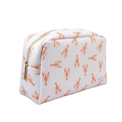 Large Oval Make-up Bag Lobster