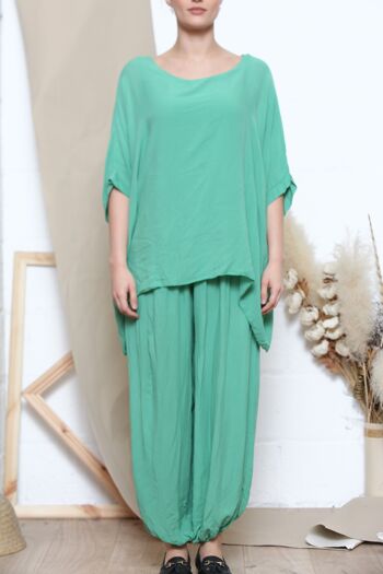 Ensemble sarouel baggy vert 4