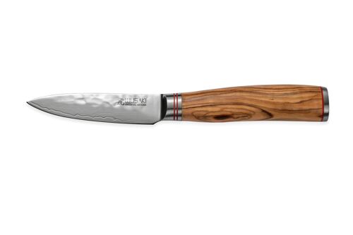 Couteau d'office Wusaki Damas 10Cr 9cm manche en olivier