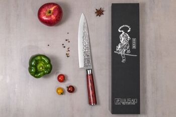 Couteau de chef Wusaki Pakka X50 20cm manche pakkawood 5