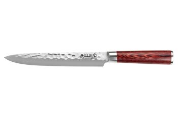 Couteau à découper Wusaki Pakka X50 20cm manche pakkawood 1