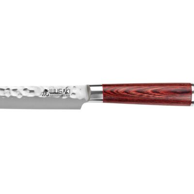 Wusaki Pakka X50 carving knife 20cm pakkawood handle