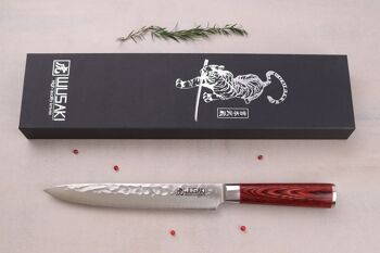 Couteau à découper Wusaki Pakka X50 20cm manche pakkawood 3