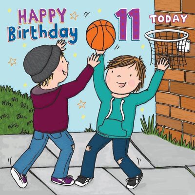 11th Birthday Card - Boys Birthday Card