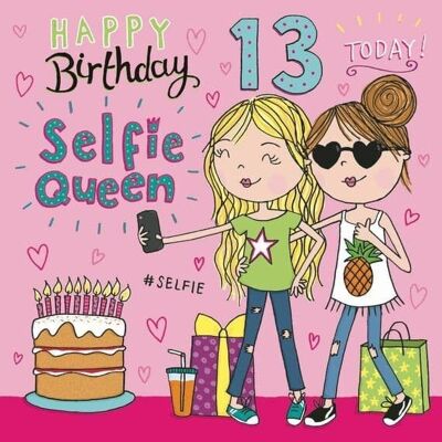13th Birthday Card - Girls Birthday Card