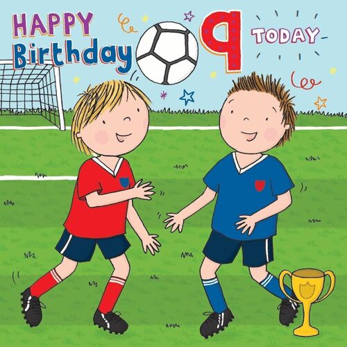 9th Birthday Card - Boys Birthday Card