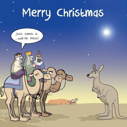 Admit It Were Lost! - Funny Christmas Card