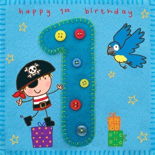 Age 1 Boys Birthday Card