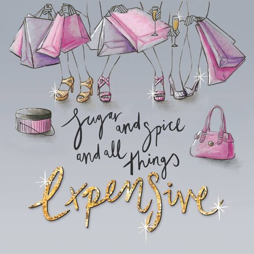 All Things Expensive - Motivational Card