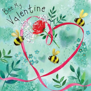 Carte Abeille Ma Saint Valentin