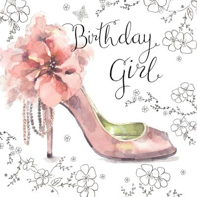 Birthday Girl - Tarjeta de cumpleaños para mujer