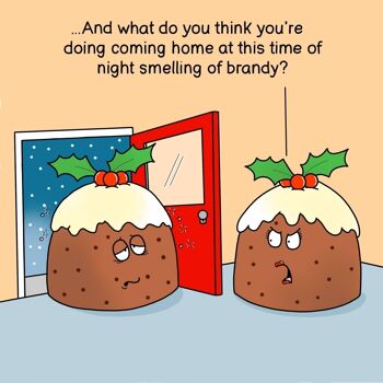 Brandy Trouble - Carte de Noël drôle