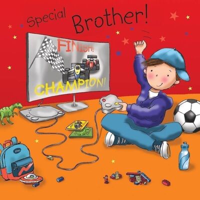 Brother Birthday Card - PlayStation