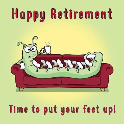 Centipede - Funny Retirement Card