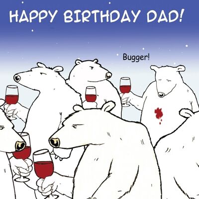 Papa lustige Geburtstagskarte