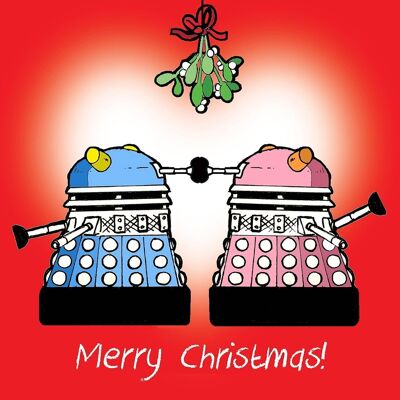 Daleks - Humor-Weihnachtskarte