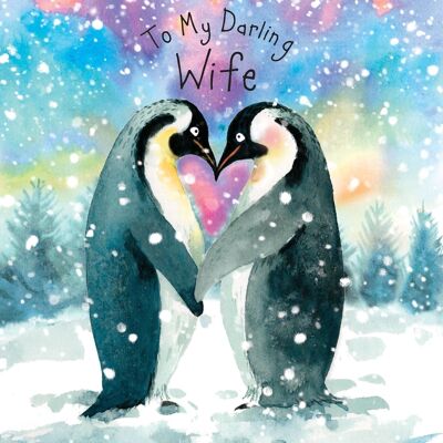 Darling Wife Merry Christmas Card