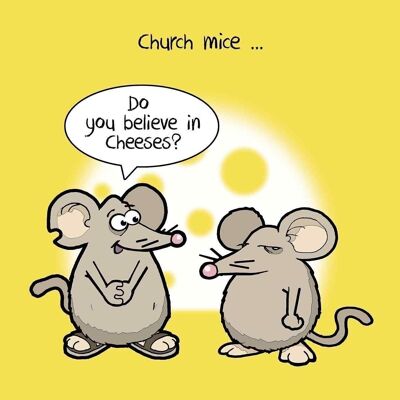 Do You Believe in Cheeses? - Funny Blank Card