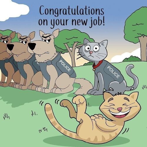 Don't Lie - Funny Card for New Job
