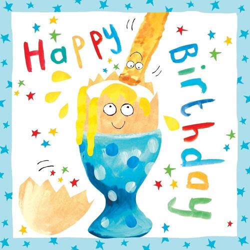 Egg Soldiers - Boys Birthday Card