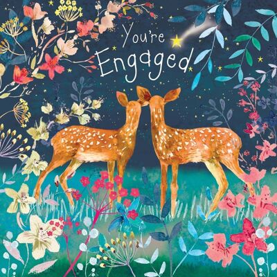 Engagement Card Deer