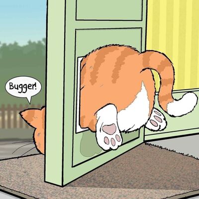 Fat Cat Card - Funny Card