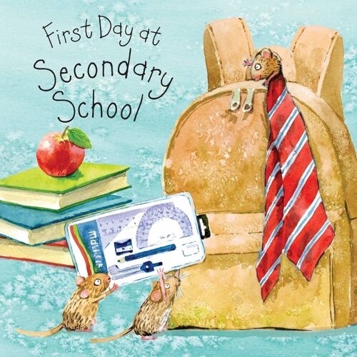 First Day At Secondary School Card