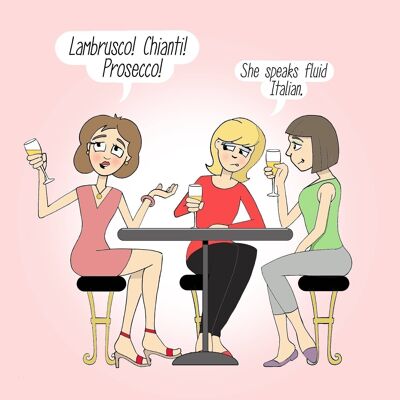 Fluide Italien - Funny Card Femmes