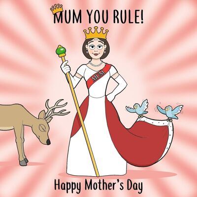 Funny Mother's Day Card - You Rule