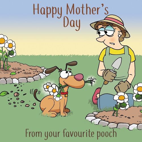 Funny Mothers Day Card From The Dog