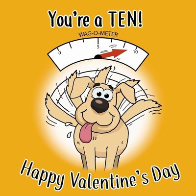 Funny Valentines Day Card From The Dog