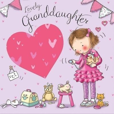 Granddaughter Birthday Card - Vet