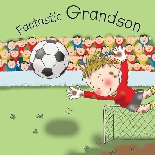 Grandson Birthday Card - Goalie