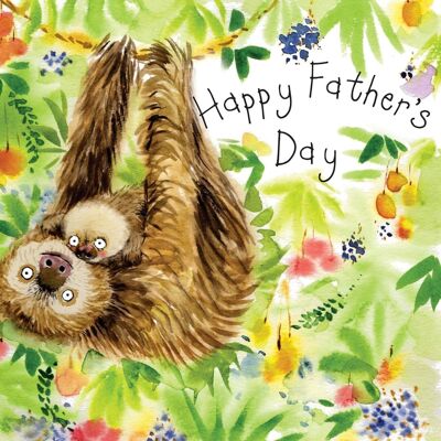 Tarjeta Feliz Día del Padre - Lémures