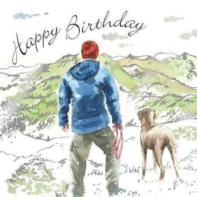 Hiking - Mens Birthday Card