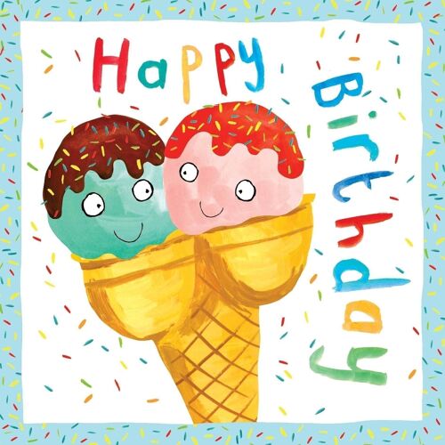 Ice Cream - Boys Birthday Card