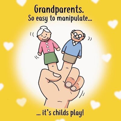 It's Childs Play - Tarjeta divertida para nietos
