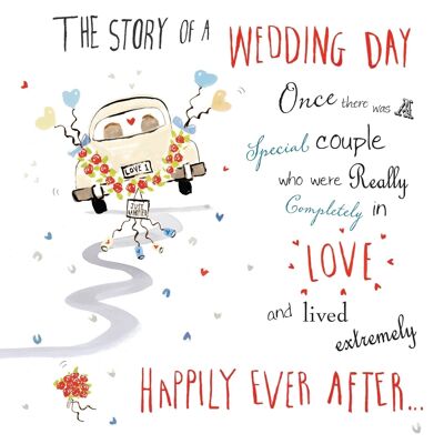 Large Wedding Day Card