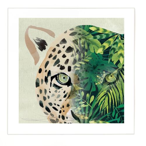 Leopard Print - Large Image - Small Border at 2.5cm