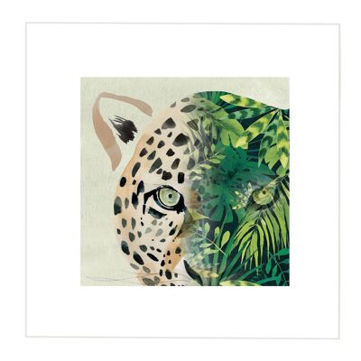 Leopardenmuster – kleineres Bild – größerer Rand bei 5 cm