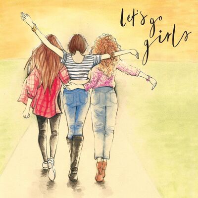 Lets Go Girls - Carta motivazionale
